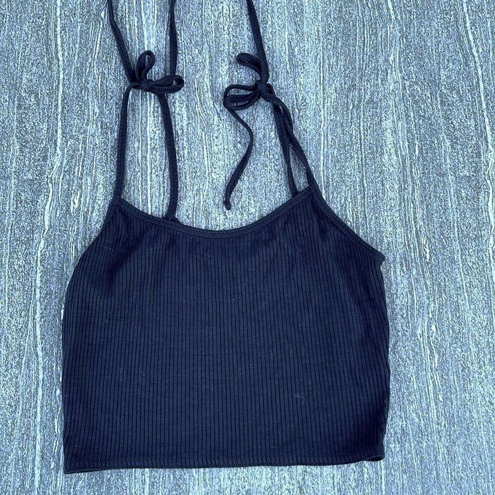 PAC Sun Camisole. Ribbed Black.‎ Size Small.